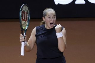 Toute la rage de vaincre de Jelena Ostapenko. KEYSTONE/EPA/RONALD WITTEK